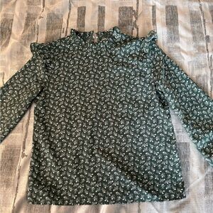 Girls floral blouse size 10